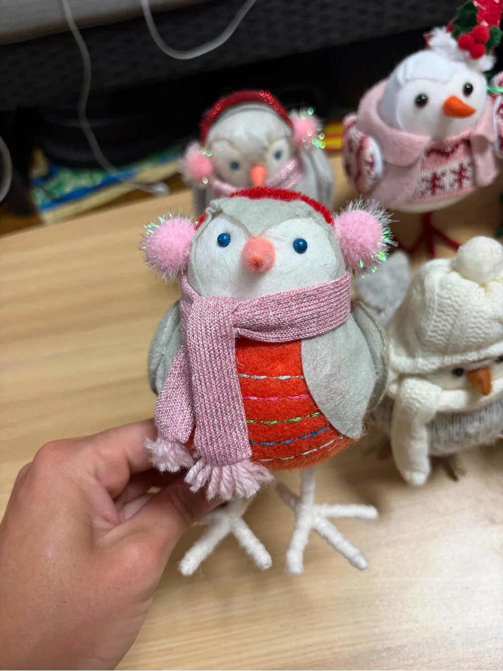Target fabric birds
